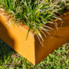 Corten Steel Triangle Planter - Image 3