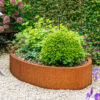 Corten Steel Ellipse Planter - 2000 x 1200 x 600mm