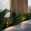 Aludra Bollard Light in Metallic Brown