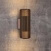 Aludra Double Wall Light in metallic brown - Image 2