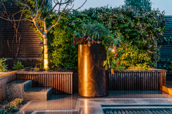 Aluminium Bronze Vintage Atlas Planter - Image 2