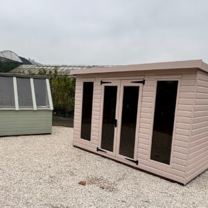 Forsholt 10x8 Pent Summerhouse – Painted Finish