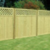 Tongue & Groove Lattice Top Panels - 180cm W x 180cm H