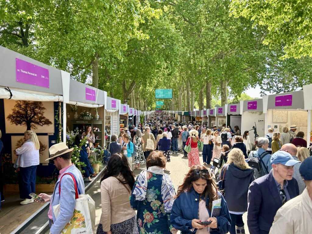 Visitors at RHS Chelsea Flower Show