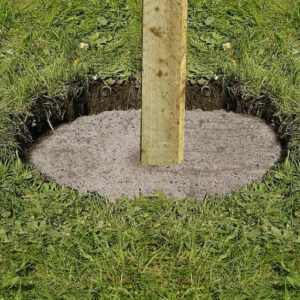 Post 10 concrete