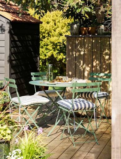 The Thistlewick Bistro Set (Large) – Thistle Green