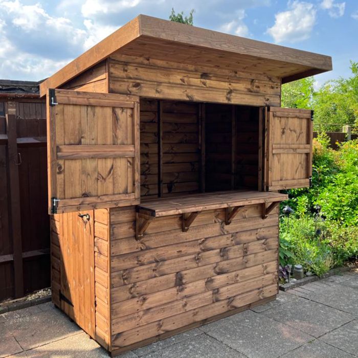 Garden Bar - Treated Timber Finish