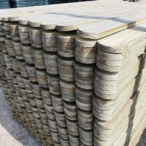 Round Top Picket Board 1.8m x 100 x 22