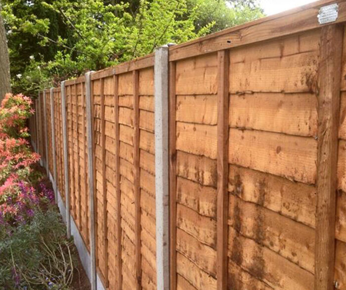 Twin Side Waney Edge Fence Panels (Pressure Treated) - Image 2
