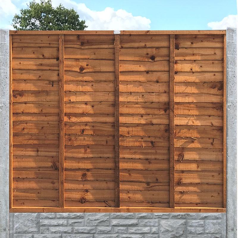 Waney Edge Fence Panels (Pressure Treated)